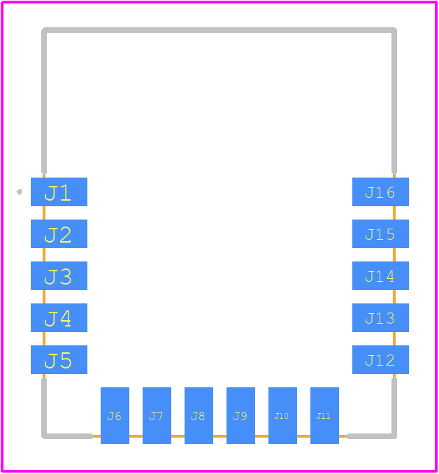 BDE-BLEM301 - Renesas Electronics PCB footprint - Other - Other - BDE-BLEM301-3