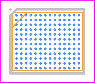 DA9066 - Renesas Electronics PCB footprint - BGA - BGA - DA9066--0