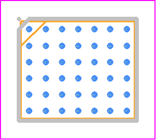 DA9210-A - Renesas Electronics PCB footprint - BGA - BGA - DA9210-A
