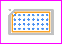 DA7400 - Renesas Electronics PCB footprint - BGA - BGA - WLCSP32