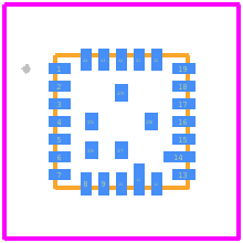 SLG46585M - Renesas Electronics PCB footprint - Other - Other - SLG46585M-4