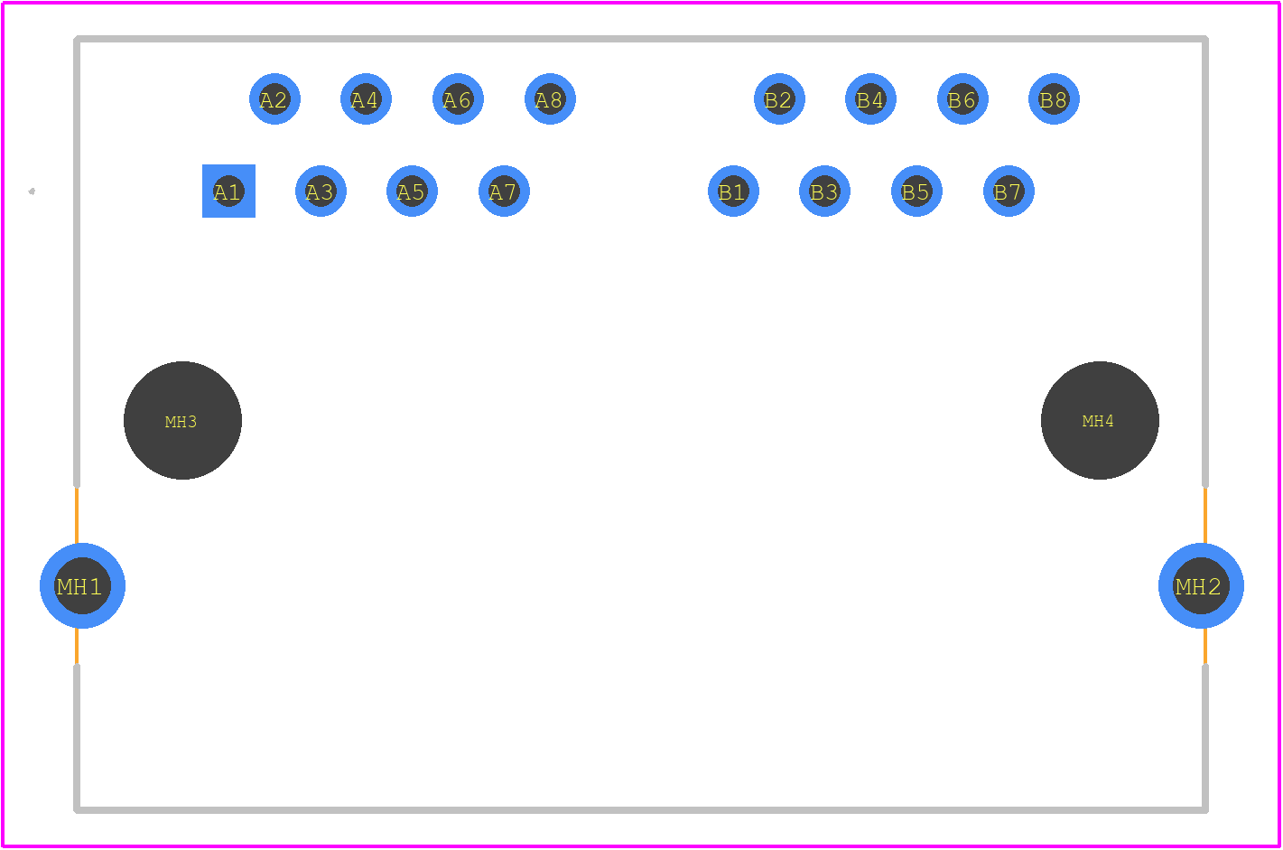 5406443-2 - TE Connectivity PCB footprint - Other - Other - 5406443-2-2