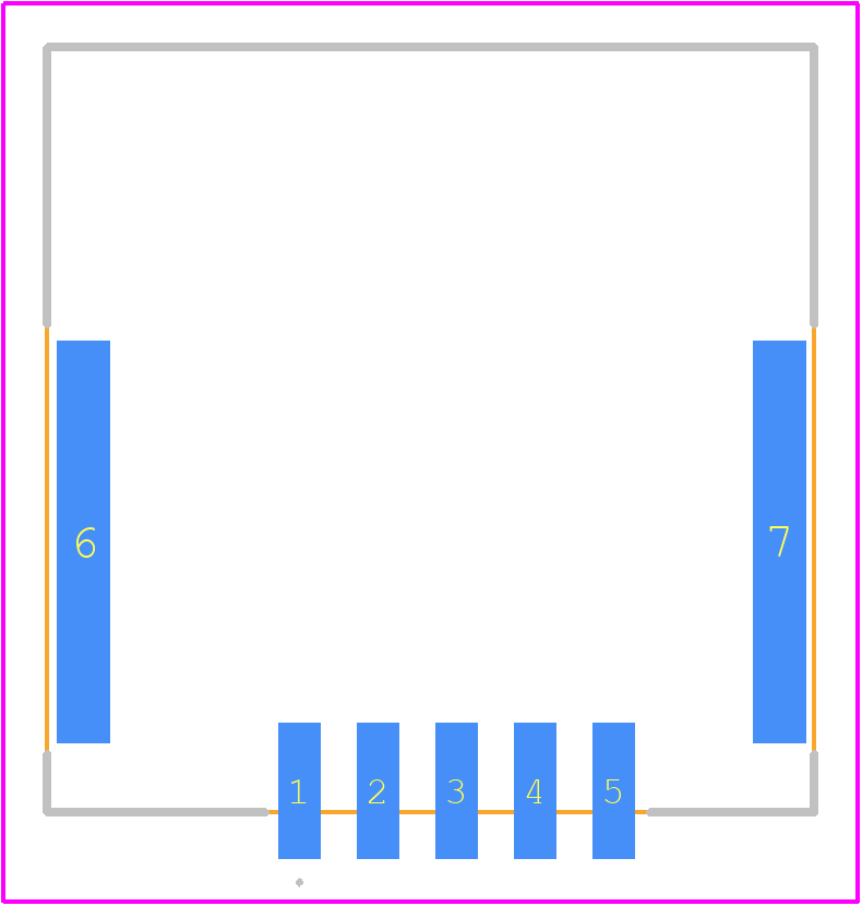 2315407-1 - TE Connectivity PCB footprint - Other - Other - 2315407-1-4