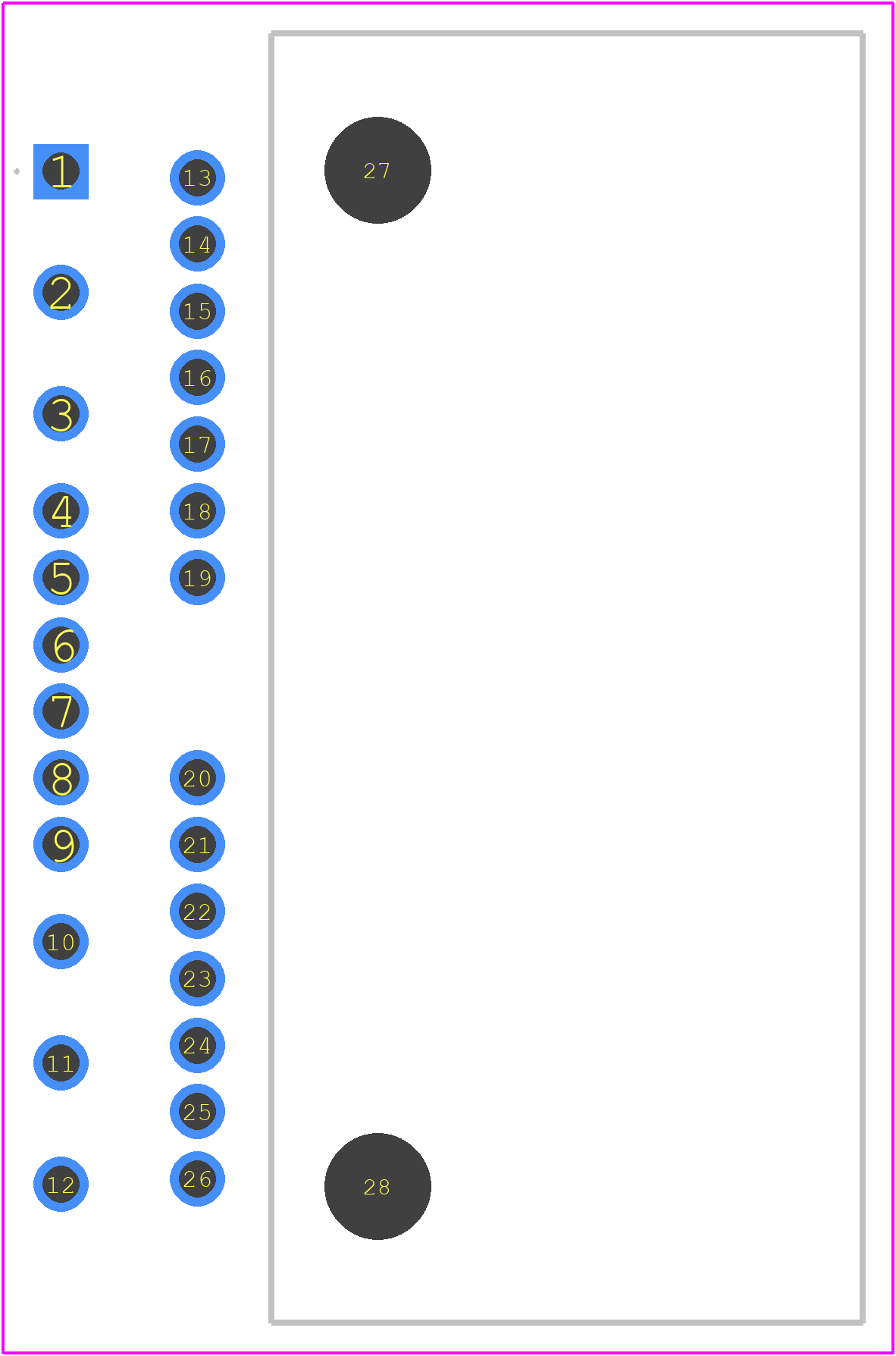 1376357-8 - TE Connectivity PCB footprint - Other - Other - 1376357-8-2
