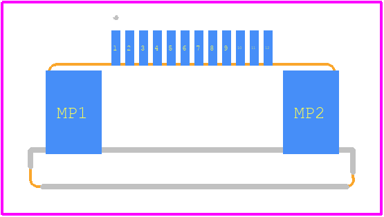 0.5K-AX-12PWB - MSTCONN PCB footprint - Other - Other - 0.5K-AX-12PWB-1
