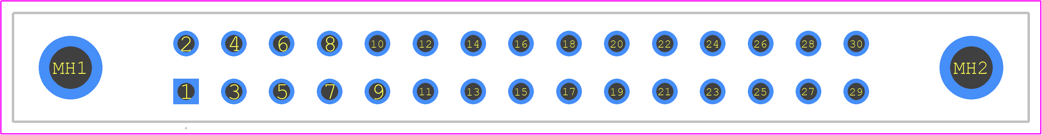 8706-30G00DB - OUPIN PCB footprint - Other - Other - 8706-30G00DB-4