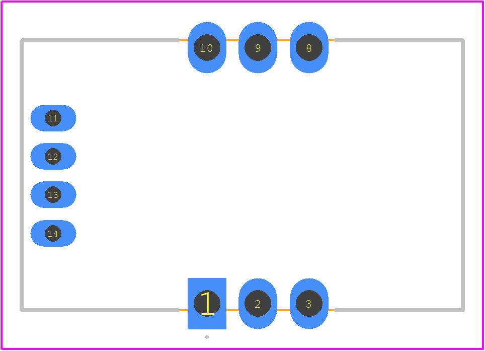 LESR25-NP - LEM PCB footprint - Other - Other - LESR25-NP-2