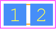 PMR18EZPJV1L0 - ROHM Semiconductor PCB footprint - Resistor Chip - Resistor Chip - PMR18