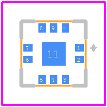 LPS33HW - STMicroelectronics PCB footprint - Other - Other - LPS33HW-3