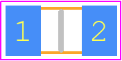 CS1206KKX7RBBB102 - Yageo Group PCB footprint - Capacitor Chip Non-polarised - Capacitor Chip Non-polarised - 1206 (3216)-ren1