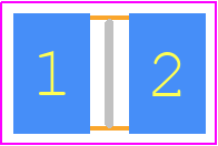SF-1210S300W-2 - Bourns PCB footprint - Fuses Chip - Fuses Chip - SF-1210S