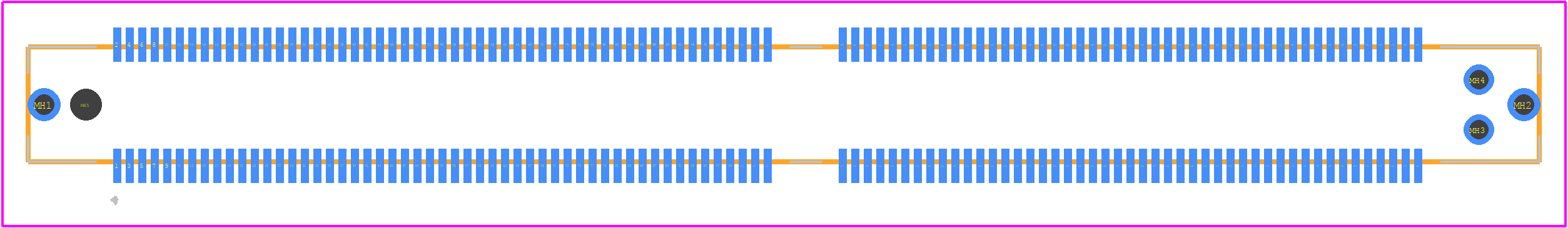 MEC5-100-01-L-DV-W1-K-TR - SAMTEC PCB footprint - Other - Other - MEC5-100-01-L-DV-W1-K-TR-3