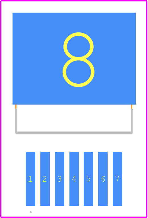 C3M0040120J1 - Wolfspeed PCB footprint - Other - Other - TO-263-7L XL_J1