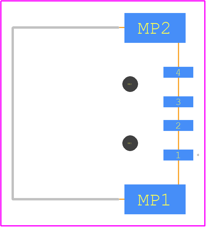 UBU2AWS - Econ Connect PCB footprint - Other - Other - UBU2AWS-1