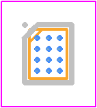 MP5461GC-P - Monolithic Power Systems (MPS) PCB footprint - BGA - BGA - CSP-12 (1.4mmx1.8mm)