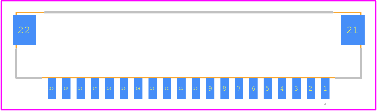 DF14A-20P-1.25H(35) - Hirose PCB footprint - Other - Other - DF14A-20P-1.25H(35)-1