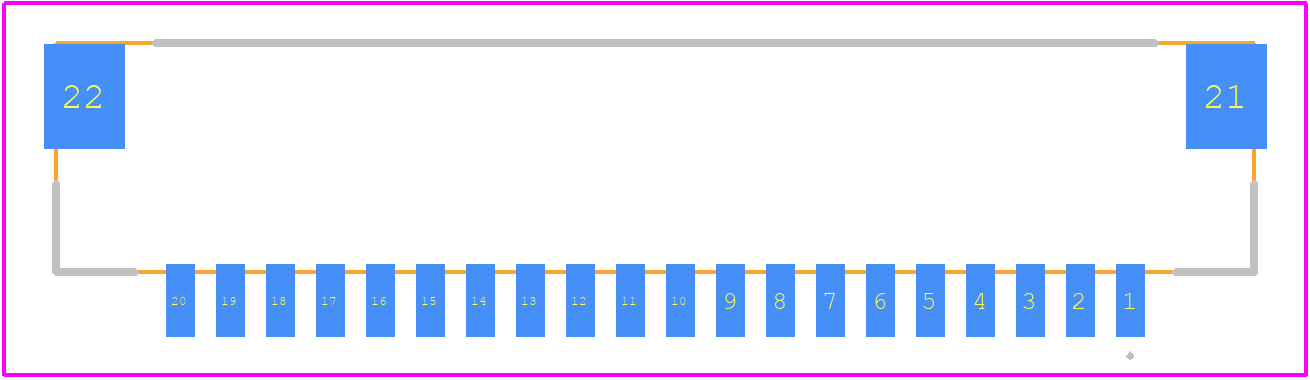 DF14A-20P-1.25H(52) - Hirose PCB footprint - Other - Other - DF14A-20P-1.25H(52)-2