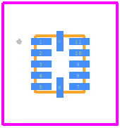 PI4ULS3V504ZMEX - Diodes Incorporated PCB footprint - Other - Other - UQFN (ZM12)