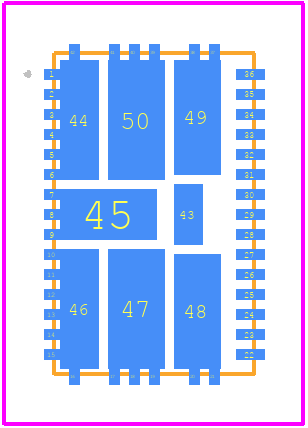 ltc7051 - Analog Devices PCB footprint - Other - Other - 42-LEAD (5mm × 8mm × 0.95mm)