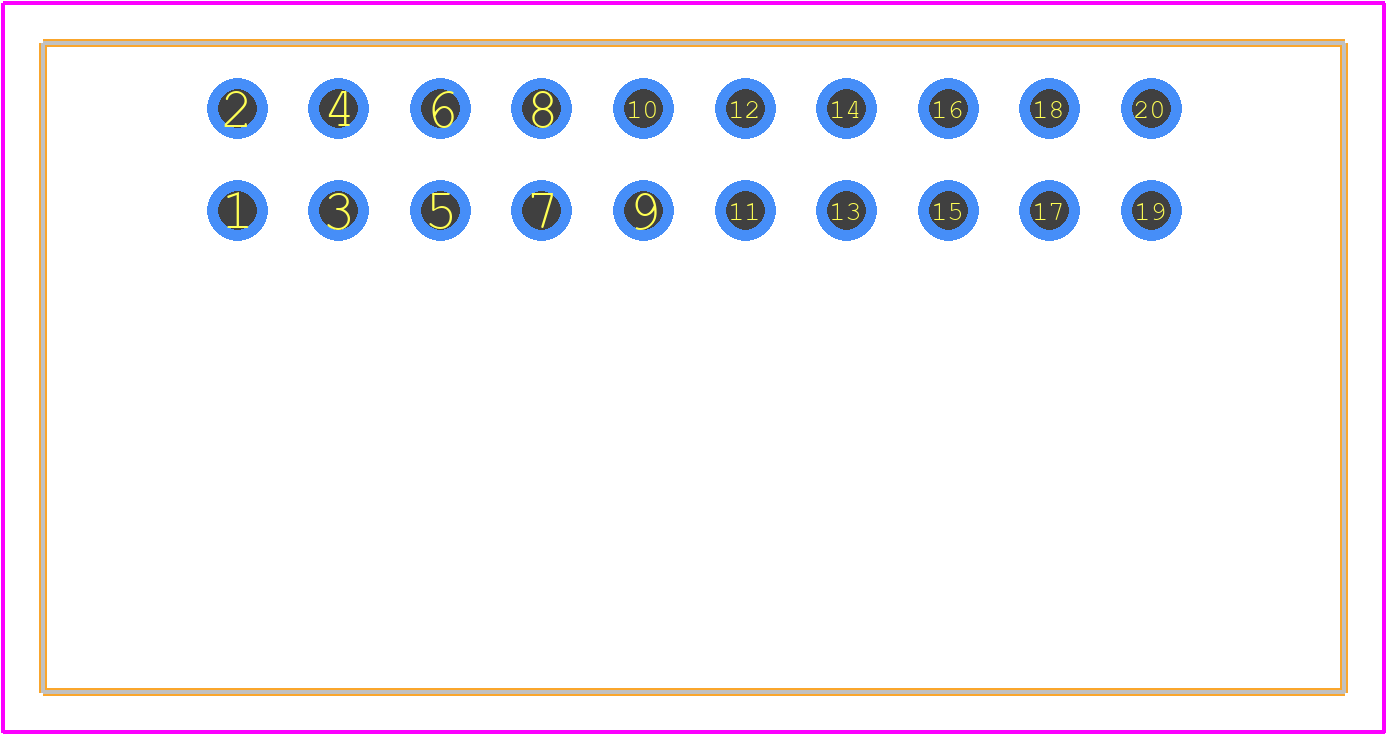 103167-7 - TE Connectivity PCB footprint - Other - Other - 103167-7-1