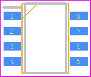 VOD223T - Vishay PCB footprint - Small Outline Packages - Small Outline Packages - SOIC-8_3