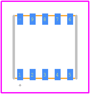 MAX31329NELB+ - Analog Devices PCB footprint - Other - Other - 10-LGA-5X5X1.25_2023