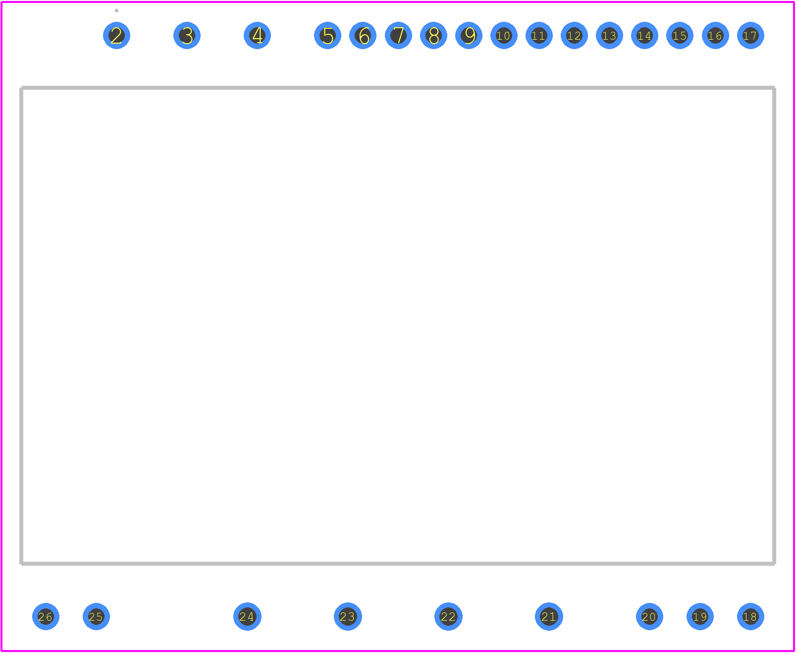 STGIF7CH60TS-X - STMicroelectronics PCB footprint - Other - Other - SDIP2F-26L type X 