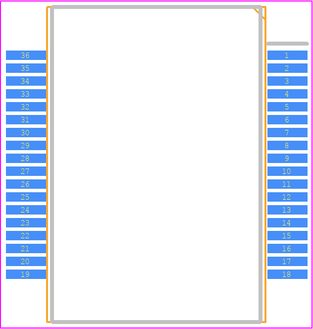 TDA75610DLVPD - STMicroelectronics PCB footprint - Other - Other - PowerSO36_1