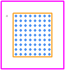 STWLC68 - STMicroelectronics PCB footprint - Other - Other - WLCSP72 3.264x3.674x0.6 0.4 Pitch 0.25