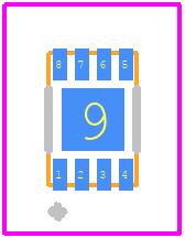 ST25DV64KC-IE6C3 - STMicroelectronics PCB footprint - Other - Other - UFDFPN8_3