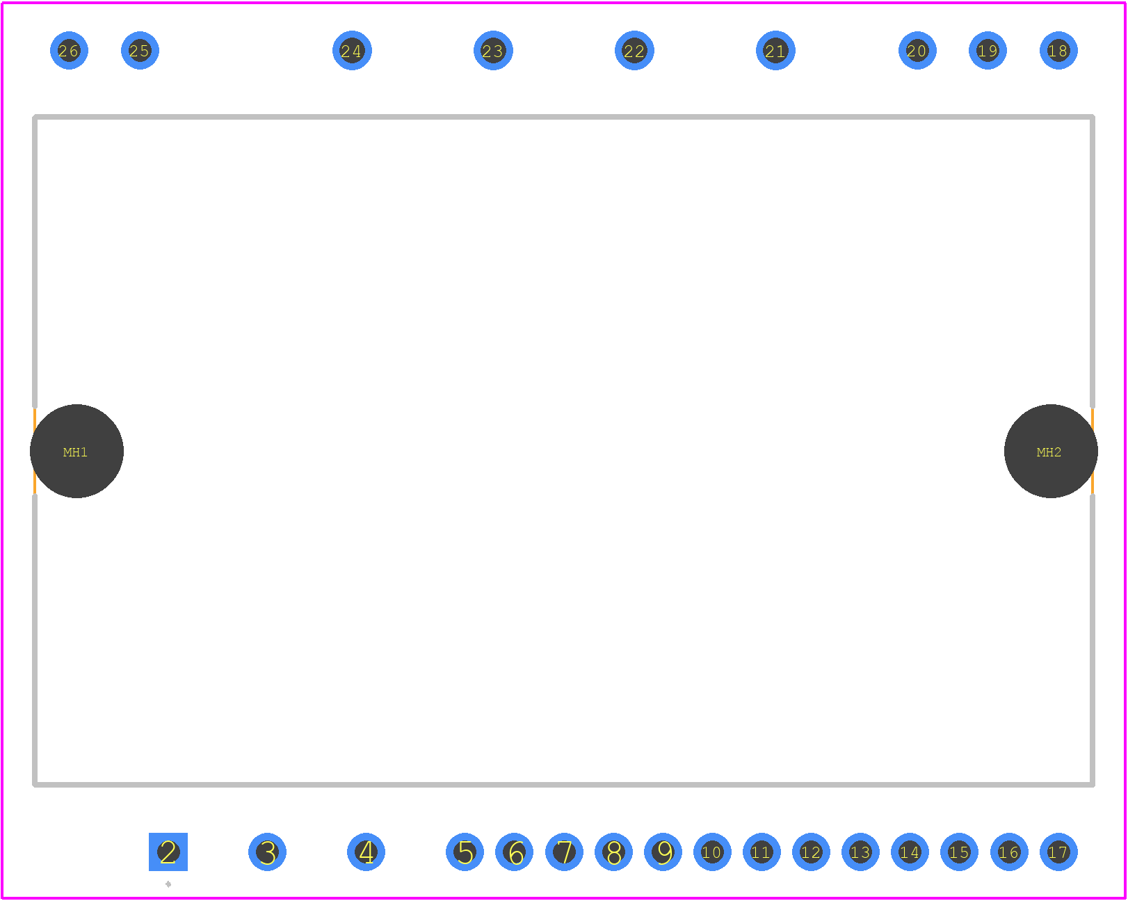 STGIF7CH60S-X - STMicroelectronics PCB footprint - Other - Other - STGIF7CH60S-X