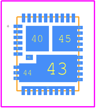 PM7080ATR - STMicroelectronics PCB footprint - Other - Other - QFN 5x6 41L_2022