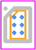 DRV201YFMR - Texas Instruments PCB footprint - BGA - BGA - YFM (R-pSTAR-N6)