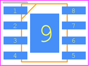 SY8502 - Silergy PCB footprint - Small Outline Packages - Small Outline Packages - SO8E