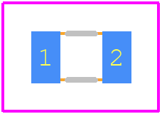 806025 - LITTELFUSE PCB footprint - Other - Other - 806020