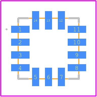 ADXL357BEZ-RL7 - Analog Devices PCB footprint - Other - Other - ADXL357BEZ-RL7-2