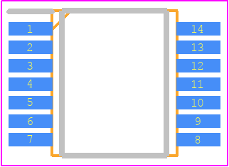 NJM2762V - Nisshinbo PCB footprint - Small Outline Packages - Small Outline Packages - SSOP14-ren1