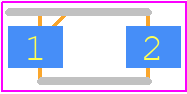 SMF10A - HY Electronic PCB footprint - Small Outline Diode Flat Lead - Small Outline Diode Flat Lead - SMF10A