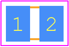 WLPH201610MR33PP - Walsin Technology Corporation PCB footprint - Resistor Chip - Resistor Chip - WLPH201610MR33PP