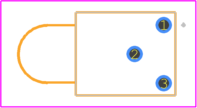 WP59BL/EGW - Kingbright PCB footprint - Other - Other - WP59BL/EGW-3