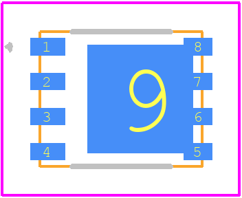 SIR624DP-T1-GE3 - Vishay PCB footprint - Other - Other - SIR624DP-T1-GE3-2
