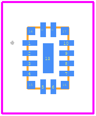 LT8608SIV#TRPBF - Analog Devices PCB footprint - Other - Other - LQFN Package 12-Lead (2mm × 3mm × 0.74mm)_2025-2