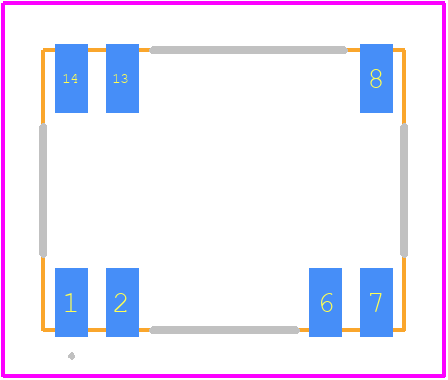 B0505MT-1WR4 - Mornsun Power PCB footprint - Other - Other - B0505MT-1WR4-1