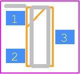 2N3904S - KEC PCB footprint - SOT23 (3-Pin) - SOT23 (3-Pin) - MMBT3904