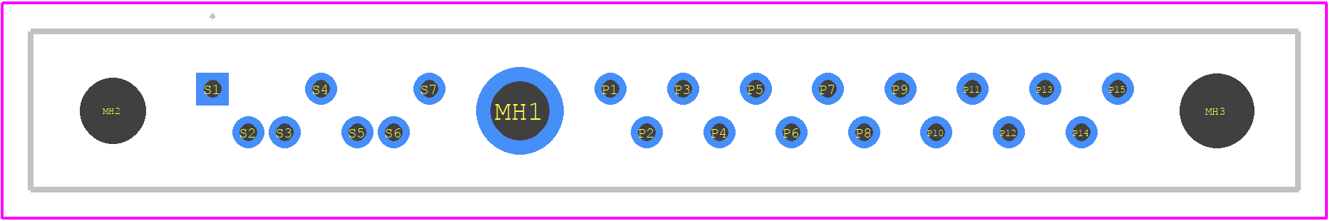 RS2-RST22-1306 - Amphenol PCB footprint - Other - Other - RS2-RST22-1306-3