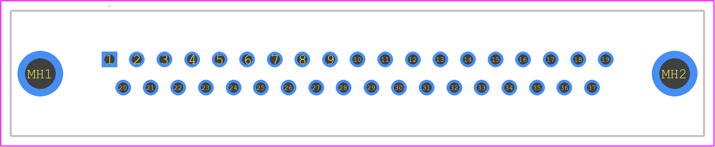 747375-2 - TE Connectivity PCB footprint - Other - Other - 747375-2-2