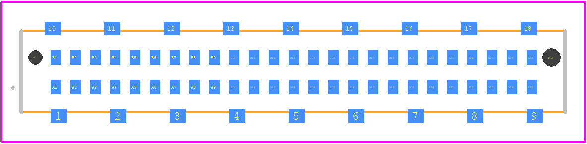 254876 - TE Connectivity PCB footprint - Other - Other - 254876-2