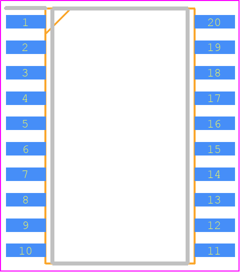 CPC7514ZTR - LITTELFUSE PCB footprint - Small Outline Packages - Small Outline Packages - CPC7512Z--0