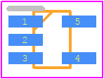 RP110Q302B-TR-FE - Nisshinbo PCB footprint - SOT23 (5-Pin) - SOT23 (5-Pin) - Package Dimensions (SC-88A)-