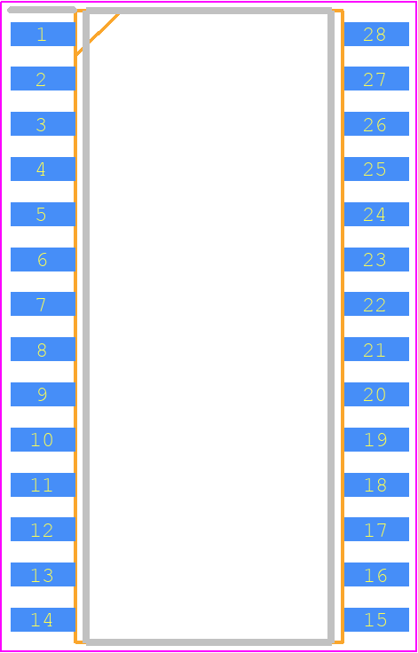 ISD17240SY - Winbond PCB footprint - Small Outline Packages - Small Outline Packages - 28-LEAD 300-MIL PLASTIC SMALL OUTLINE INTEGRATED CIRCUIT (SOIC)